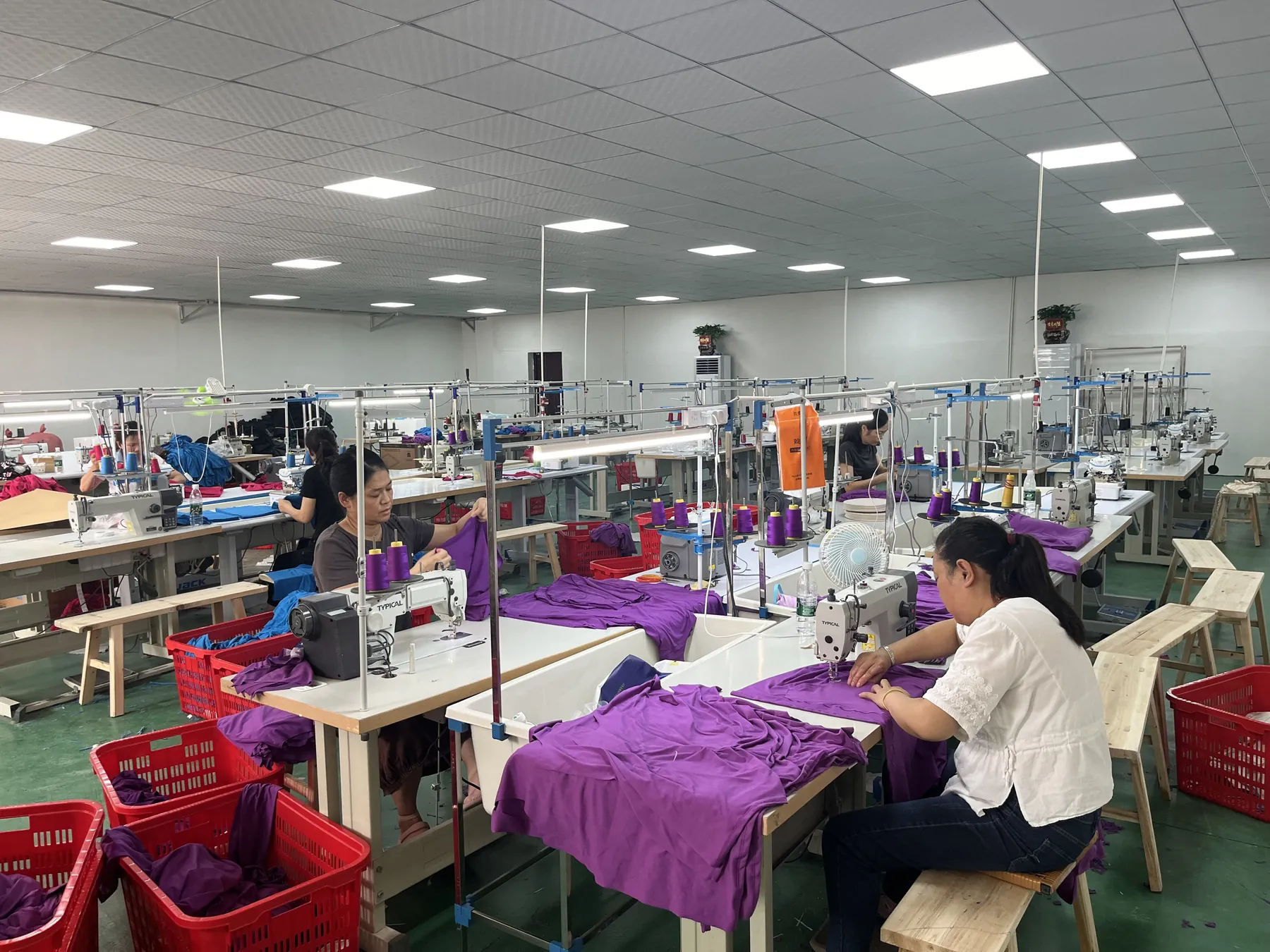 Workshop sewing line